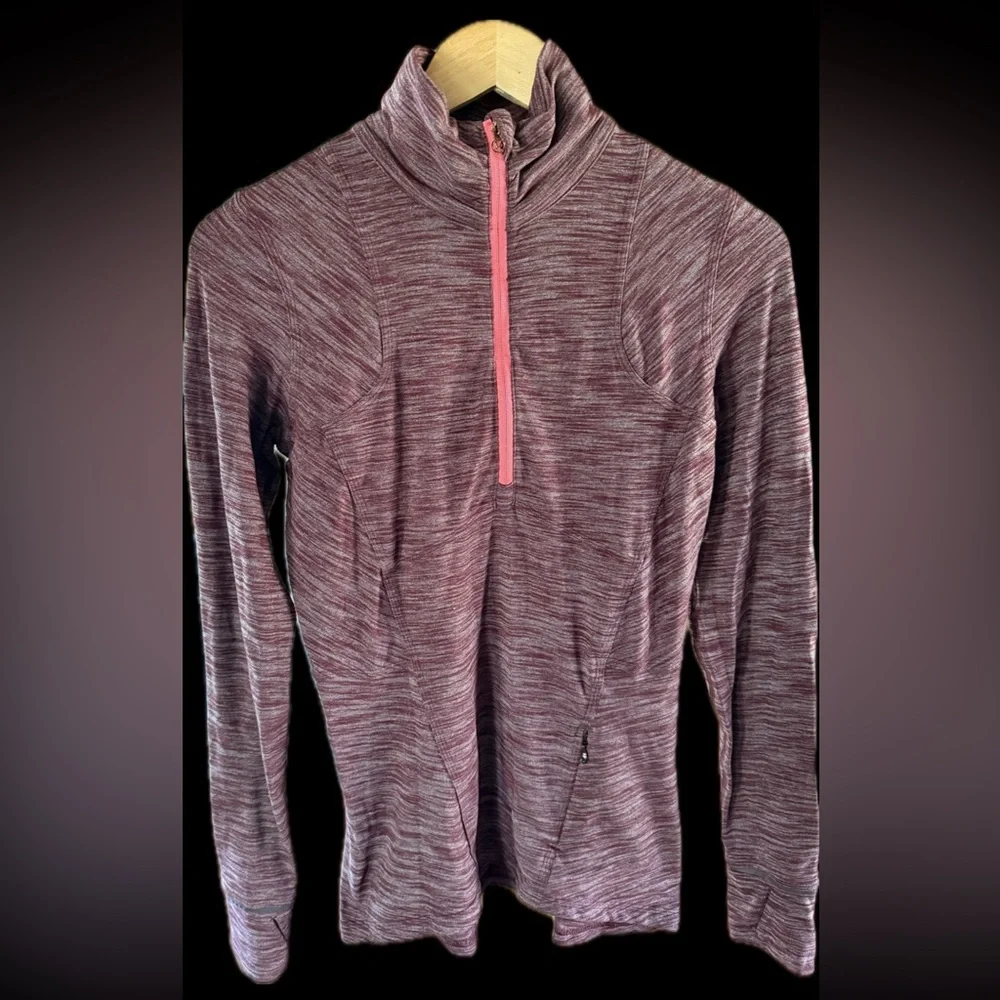 Lululemon Athletica Heathered  Quarter-Zip Pullover